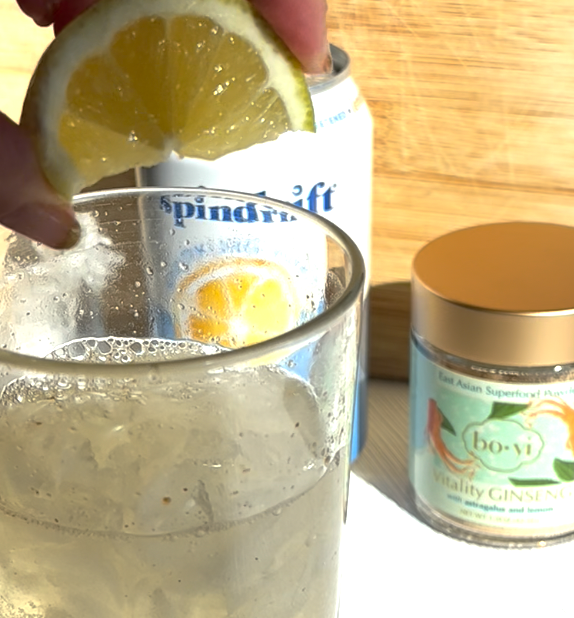 Ginseng Lemon Spritzer
